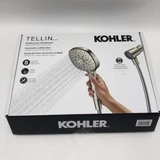 Kohler Tellin Mulifunction Handshower, 5 Sprays, Brushed Nickel Finish ~used Exc