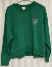 Kinda Naughty Kinda Nice Sweatshirt Women  s Extra Large Green.  9024