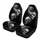 Car Seat Covers Full Surround Skull Front Seat Covers Breathable Protect Cushion