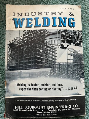 Industry and Welding Magazine 1956 July arc weld zirconium copper alloys