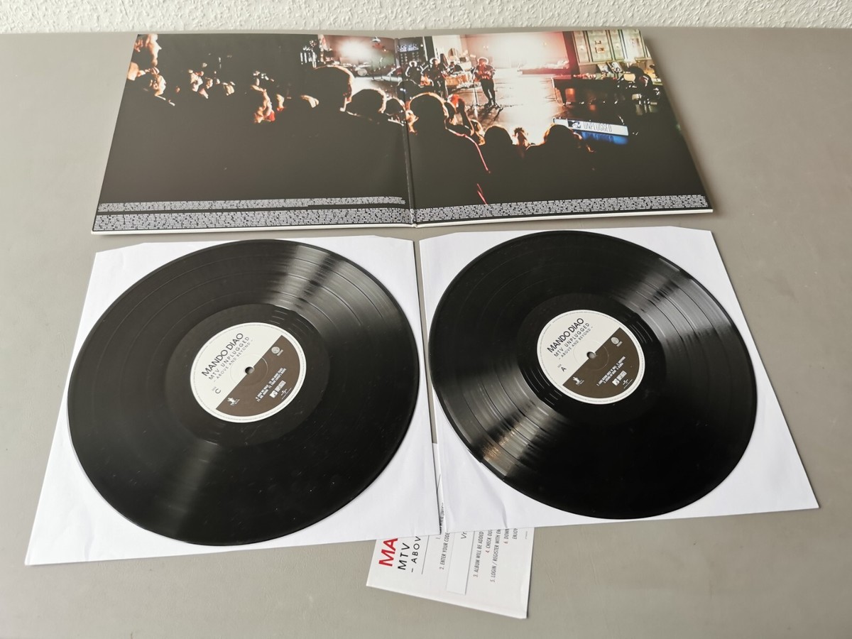 MANDO DIAO original gatefold Vinyl 2LP MTV Unplugged (2010 Musica