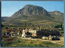 Postcard Ancient Korinthos Roman Forum Akrokorinthos Delta Vintage 1979
