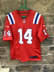 Brand New With Tags Nfl Nike New England Patriots Jersey Red Medium Sanu 14 Ebay