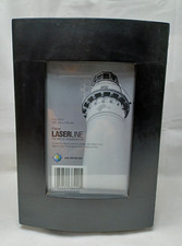 Vtg CD Storage Spinner 15 Capacity 3 sides 4" x 6" Photo Frame Laserline Mead
