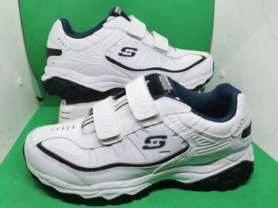 Skechers Mens After Burn Memory Fit 50121 White Casual Shoes Sneakers Size 11