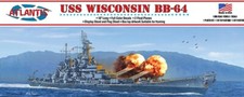 Atlantis Models USS Wisconsin BB-64 1:535 Scale Model Kit Brand New!
