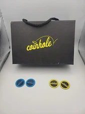 Coinhole Mini Tabletop Game With Carrying Case. Tailgating Indoor/Outdoor 