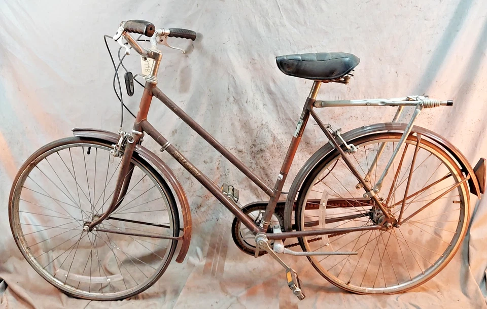 Bicicleta Raleigh Sports Cruiser 1980 mediana 55 cm 3 velocidades buje interno con orejetas de acero:) Foto 2 de 4