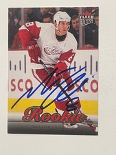 Detroit Red Wings MATT ELLIS Signed Card