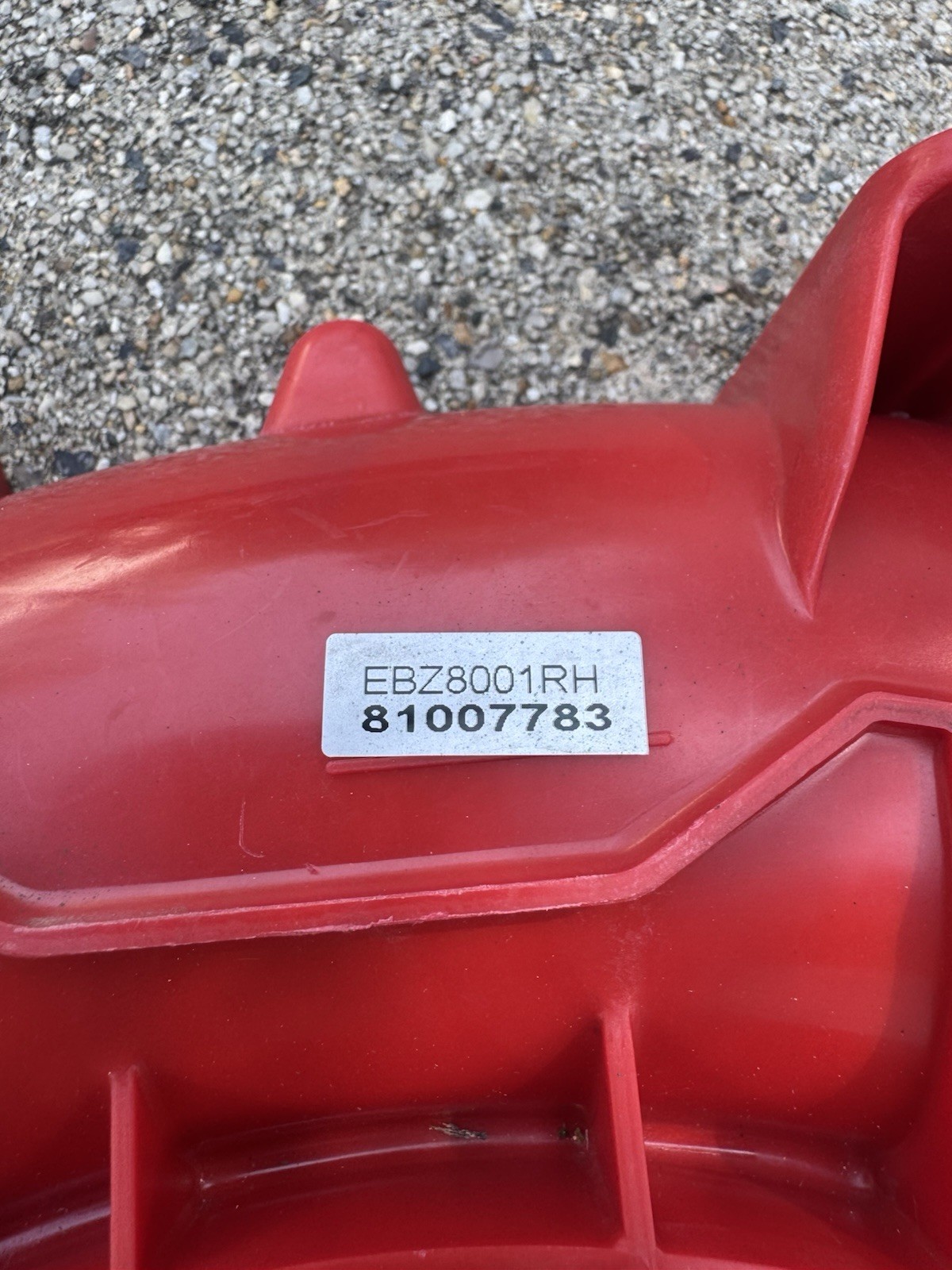 OEM RedMax EBZ8001 RH Blower Fan Housing Both Halves
