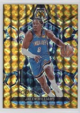 2023-24 Panini Mosaic Reactive Yellow Mosaic Prizm Jalen Williams #41 14lm