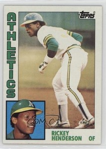 1984 Topps Rickey Henderson #230 HOF