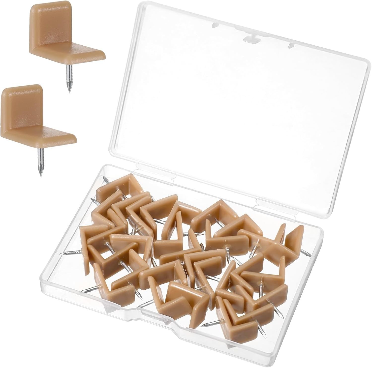 30 Pcs L-Shape Drawer Glides for Smooth Sliding and Furniture Repair