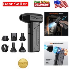 Powerful Cordless Air Duster with LED Light - Ideal for Home and Car Cleaning