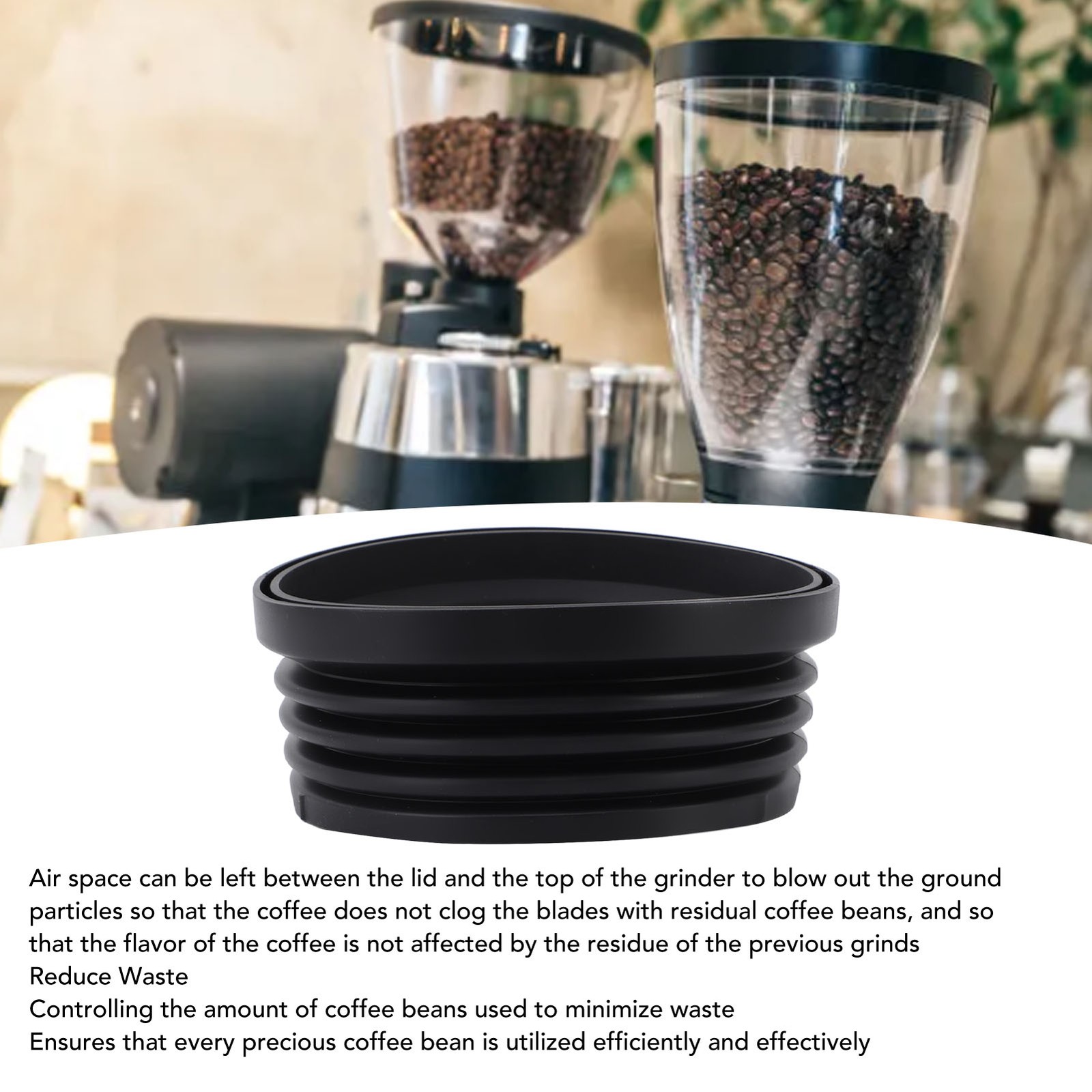 Hopper Bellow Silicone Bellows Coffee Grinder Bean Silo Cleaning Okara A.
