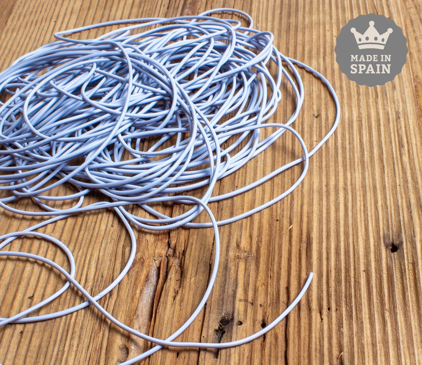 1mm Pure latex Rubber Elastic Cord from Spain – Ultra Thin Strong Stretch Band