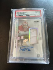 dustin wolf 2023 upper deck premier acetate rookie auto patch psa 8