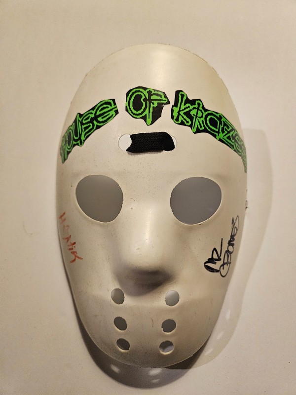 House of Krazees Mask Autographed by Hektik & Mr. Bones Twiztid ICP MNE HOK