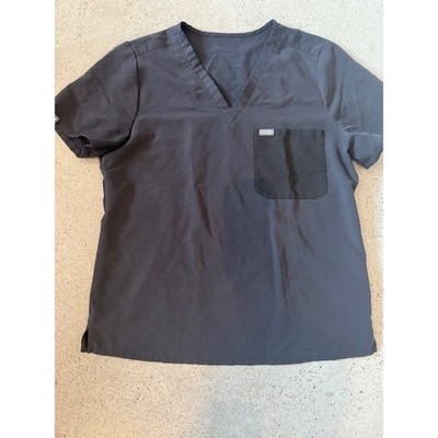 FIGS Technical Collection Gray Scrub Top - Women's Healthcare Apparel