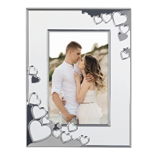 Hama Portraitrahmen Bilderrahmen Foto Portrait Fotorahmen Valentine 10X15Cm Weiß-image