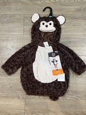 Hyde and Eek Infant Monkey Costume Pullover Size 6-12 Months Halloween NWT