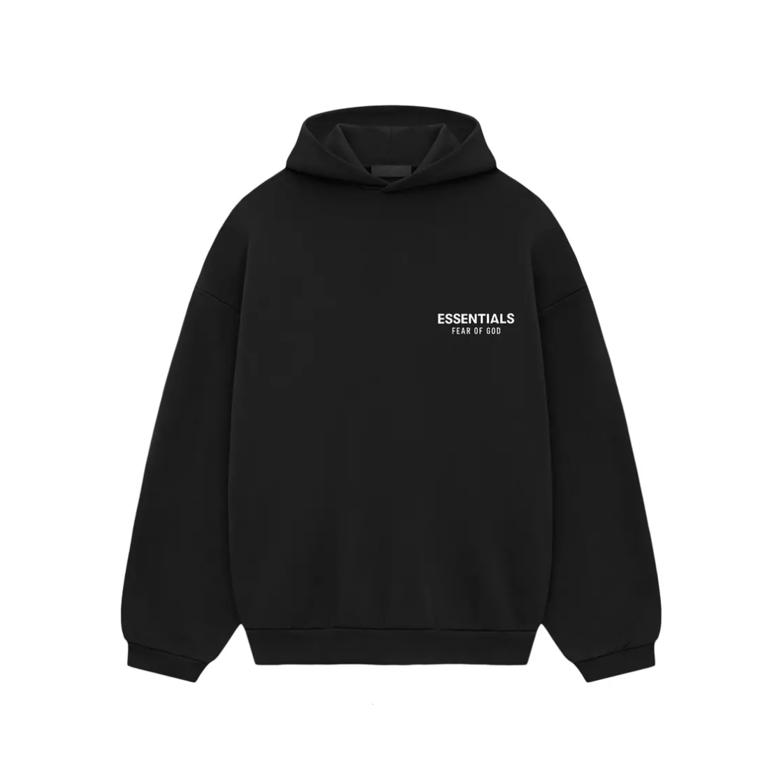 Fear of God Essentials Fleece Hoodie II 'Black (Xs,S,L, XL) | eBay