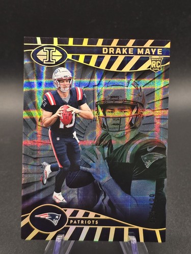 2024 Panini Illusions - Drake Maye #59 Trophy Collection Mirrored /499 (RC)