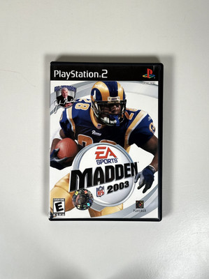 Madden NFL 2003 (Sony PlayStation 2, 2002) CIB w Manual, Reg Card, and Catalog