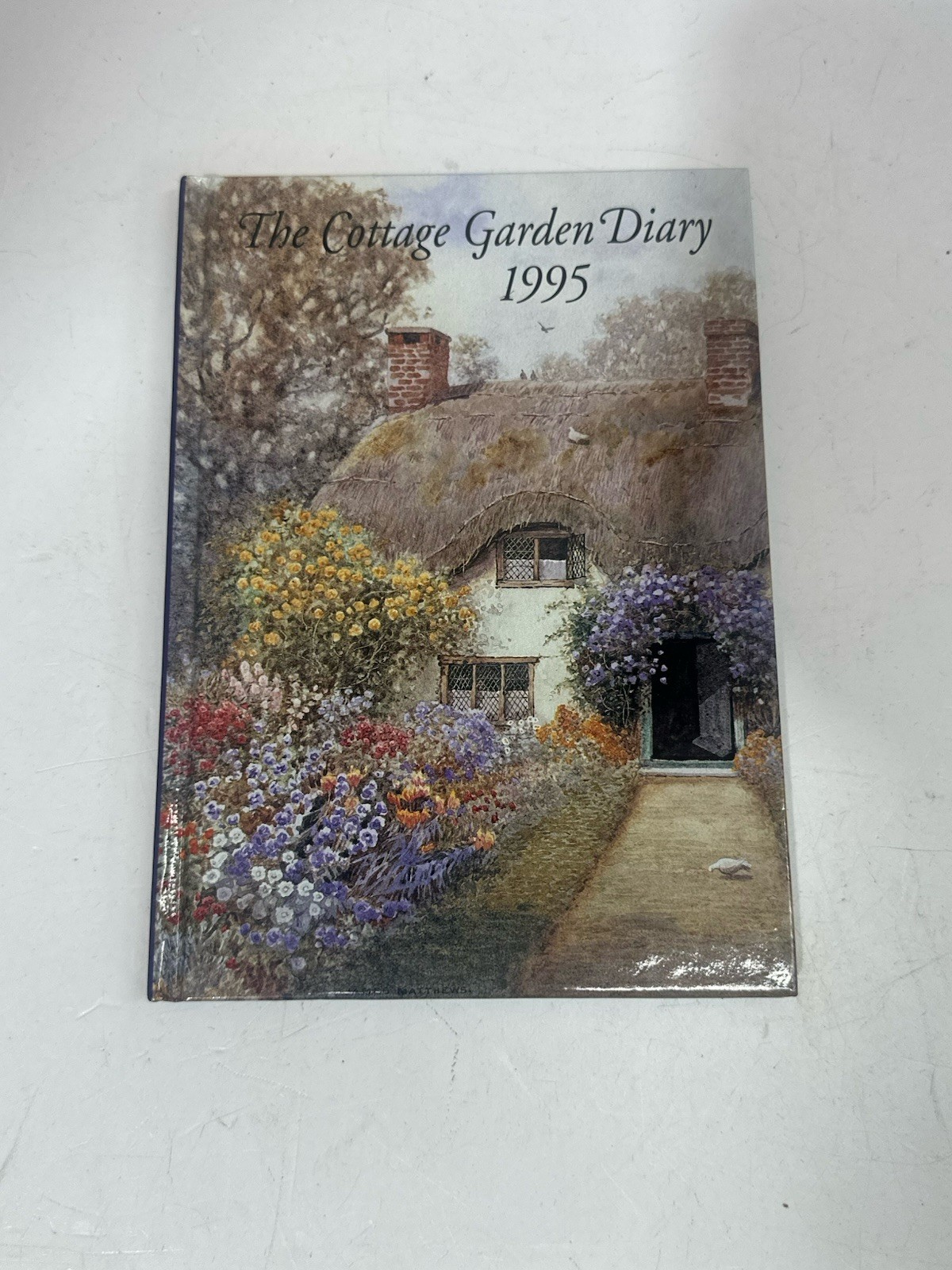 Vintage Cottage Garden Journal Diary Notebook 1995