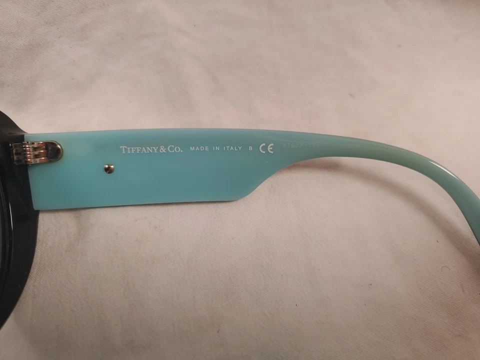 Tiffany & Co Splash 4153 8001/9S Havana on Blue Brown Sunglasses TF4153 - Image 4 of 4