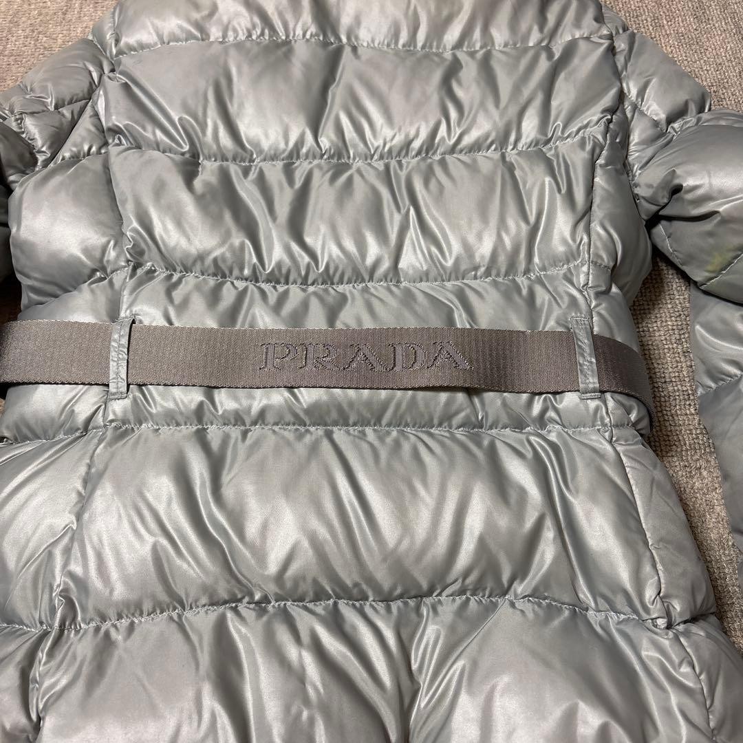 USED PRADA SILVER DOWN JACKET ACCEPTABLE - image 15