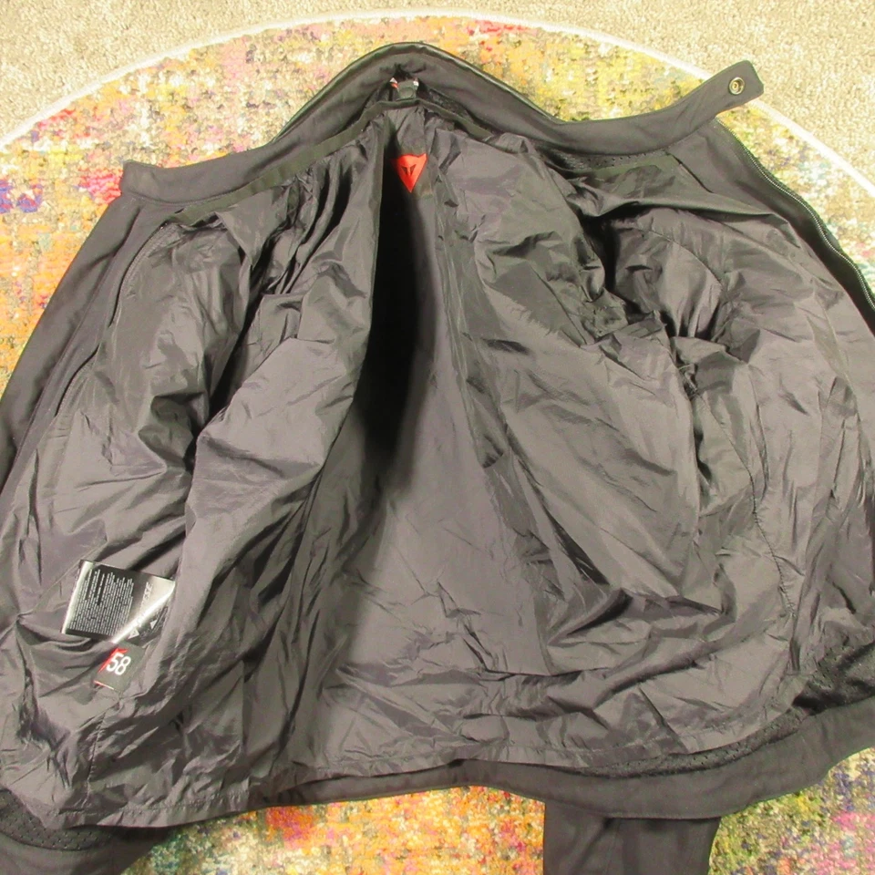 Chaqueta de moto Dainese para mujer grande 58 negra Air Tex malla forro extraíble Foto 4 de 4