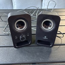 Logitech S-00134 Stereo PC Speakers Desktop Computer Speakers Tested Working
