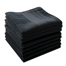 Assorted Striped Men's Pocket Handkerchiefs 100 Cotton Soft Hankies Plaid