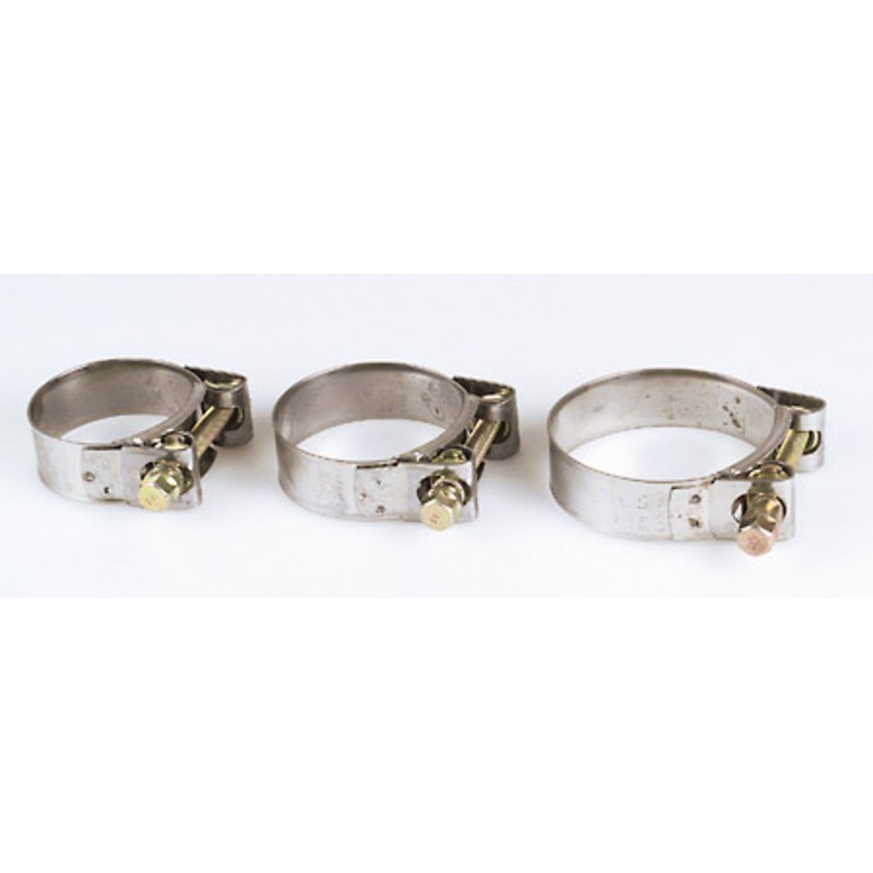 Collier de serrage IXIL échappement moto acier inoxydable diamètre 59mm 60mm 61mm 62mm 63mm