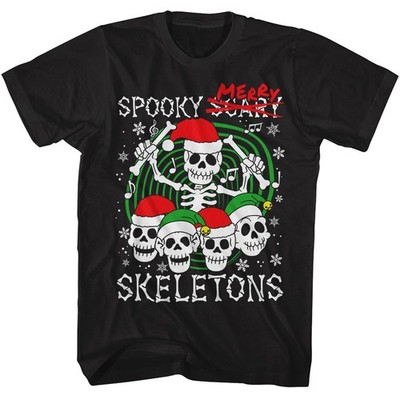 Spooky Scary Skeletons - Frohe Skelett - Lizenziert - Erwachsene Kurzarm