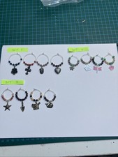 Wine Glass Charms Set Of 4 Handmade