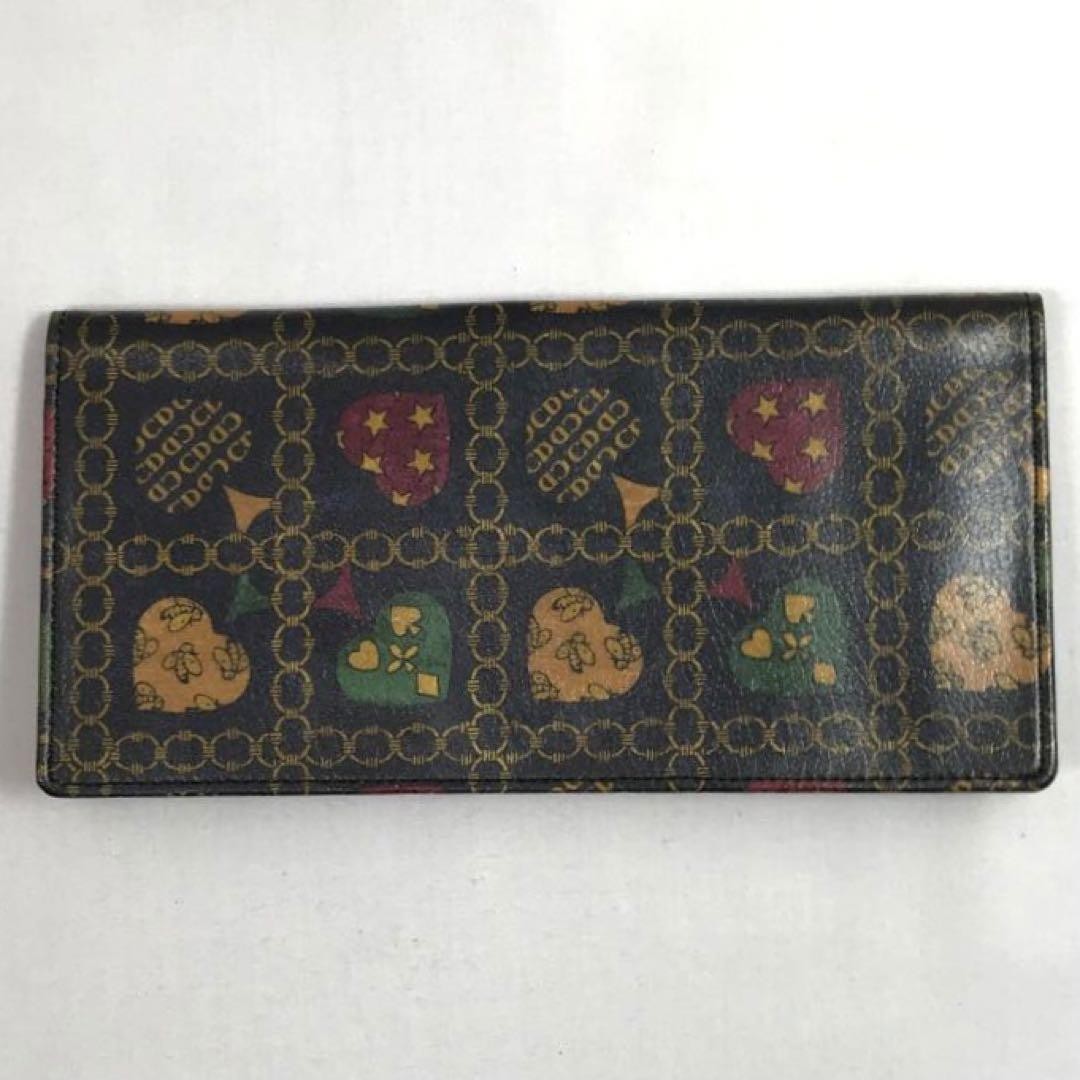 Dior Long Wallet with Heart Motif in 8263 Design