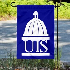 UIS Prairie Stars Academic Logo Garden Flag and Yard Banner