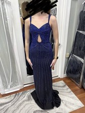 Sherri Hill Prom Elegant Dress Size 0  Blue
