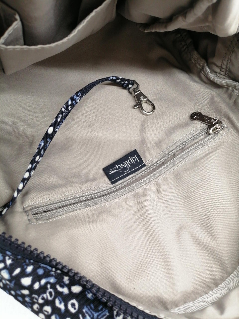 Nylon Backpack Model Nvy Hallpattern Kipling JoO35 - image 9