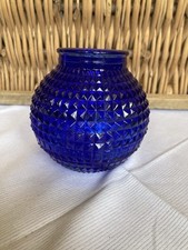 DDR Blumenvase Fernsehturm - dukelblau  - Ca. 10 x 10 cm