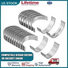 Main+Rod Bearing+Thrust Washer Set For Nissan Engines SR20DE & SR20DET ACL STD