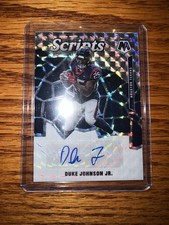 2020 Panini Mosaic NFL Scripts Houston Texans Duke Johnson Jr. #S51 Auto Holo