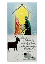 Christmas Money/ Gift Card Nativity Religious w/ Scripture DaySpring Card NEW