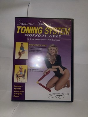 Suzanne Somers' TONING SYSTEM Workout Video DVD 12 Upper & Lower Body Exercises