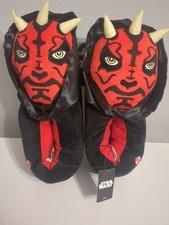 Disney Star Wars Darth Maul 3D Plush Slippers NWT Size Medium Unisex