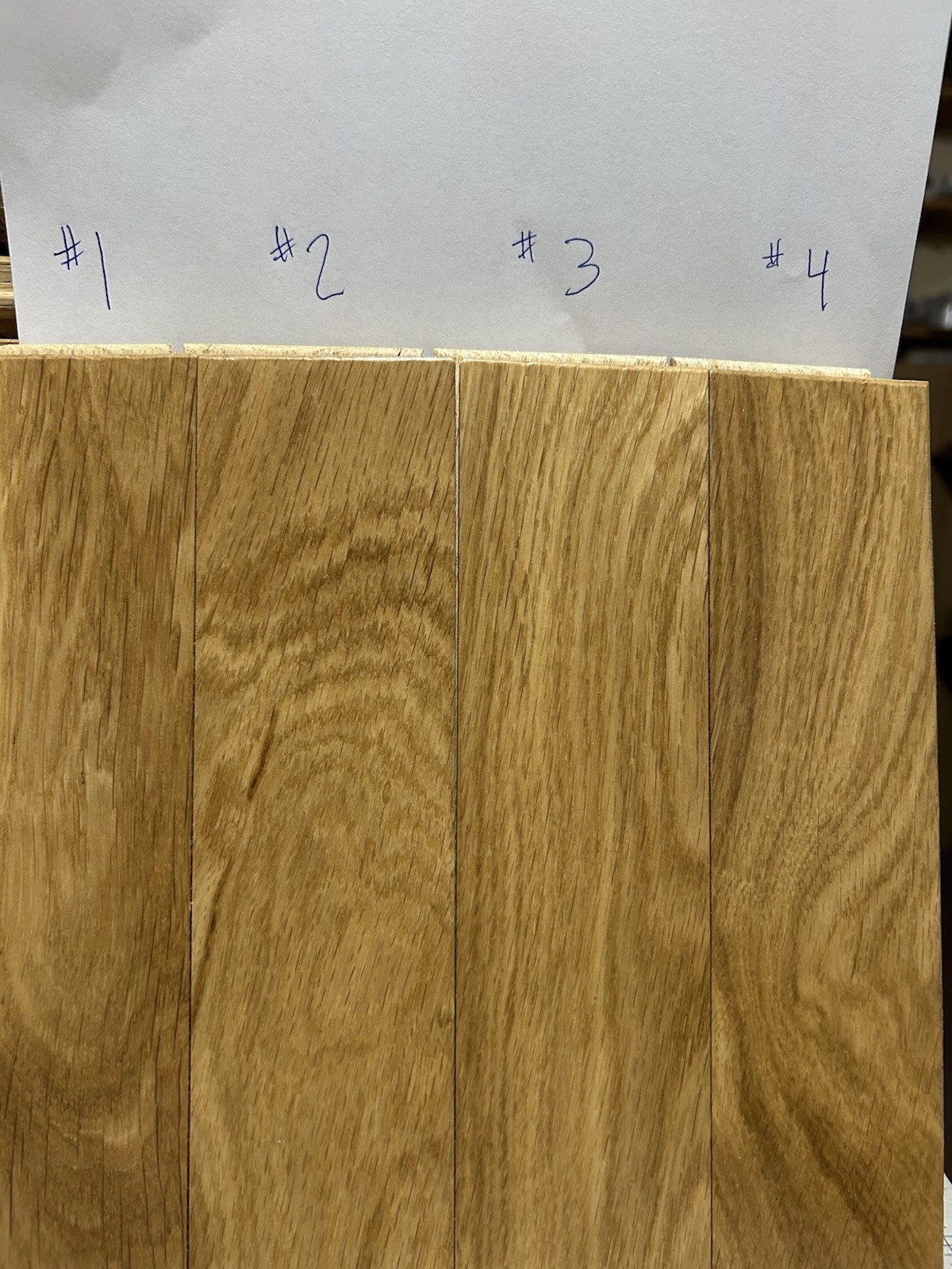 (12) 4-finger Solid OAK MCM Parquet: 9"x9"x3/4" NEW CONDITION! Natural