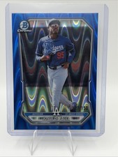 2026 Bowman Chrome  Josue De Paula Blue Raywave Refractor 127/150 Dodgers