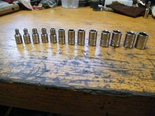 Husky Socket Set 1/4 Drive Silver 13pc Metric...